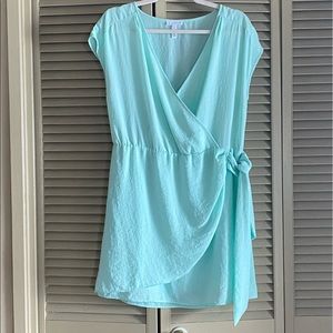 Nordstrom Leith Teal Dress